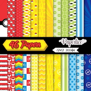 PikaPoke Digital Paper Kit Digital