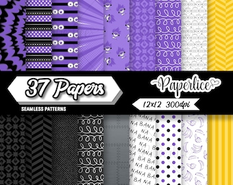 Bello Friend Purple Digital Paper