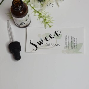 Sweet Dreams Herbal Massage Oil/ Sleep Aid/ All Natural/ Relieves Restlessness/ Calming Herbal Sleep Ease/ Bedtime Routine/ Peaceful Slumber
