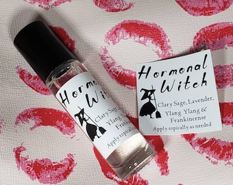 Hormonal Balancing Essential Oil Blend/ Monthly Cycle Roller Blend/ Period Relief/ PMS Care/ Gifts for Her/ Hormone Support/ Mood Control