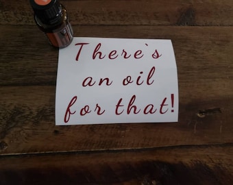 Essential Oil Decal/ Oil Sticker/ Aromatherapy Diffuser Decals/ Laptop Sticker/ Notebook Decal/ Essential Networking Sticker/ Bumper Sticker