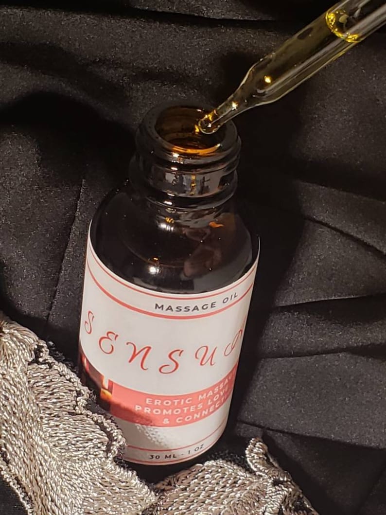 Sensual Massage Oil Lovers Oil All Natural Body Oil Etsy