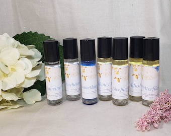 Bridal Shower Gift/ Essential Oil Blends for the Bride/ Wedding Shower Gifts/ Wedding Day Emergency Kit/ Bachelorette Hangover Recovery Oils