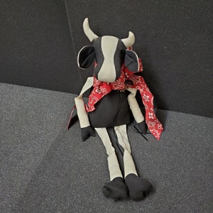 Vintage Flour Sack Style Cow