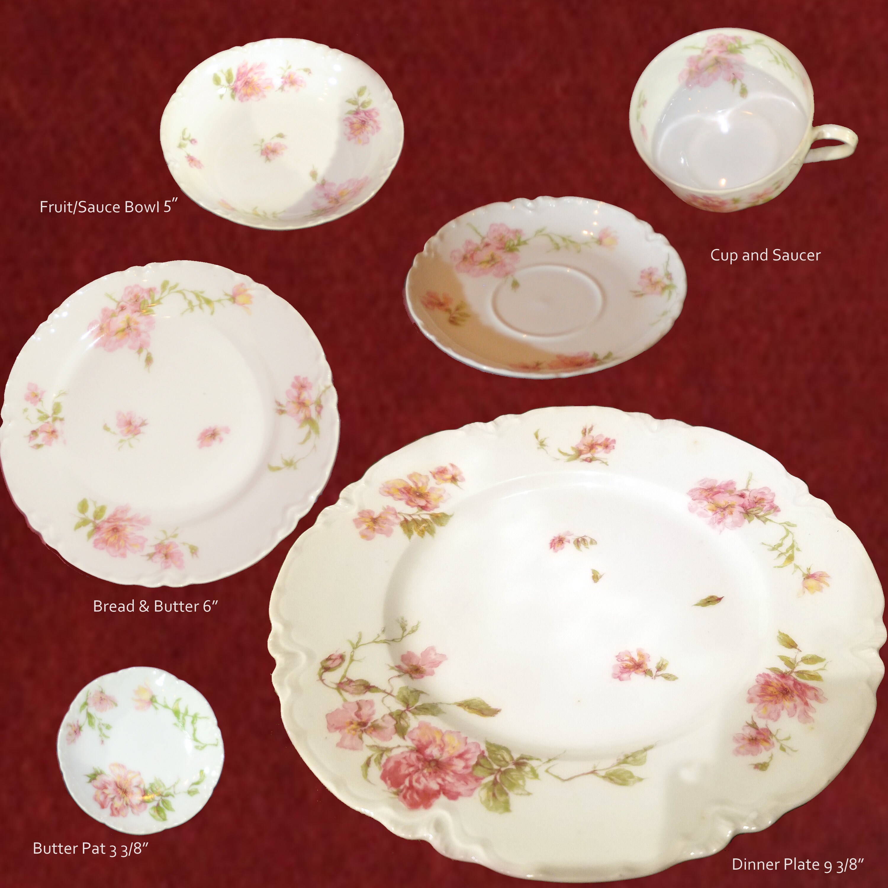 Vintage Luncheon Set Haviland Etsy