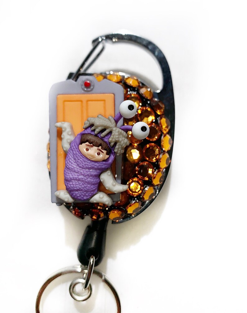 Monsters Inc Boo With Orange Door Embellishments And Orange Etsy