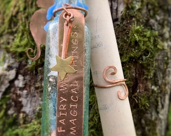 Fairy Wings and Magical Things Spell Potion Bottle