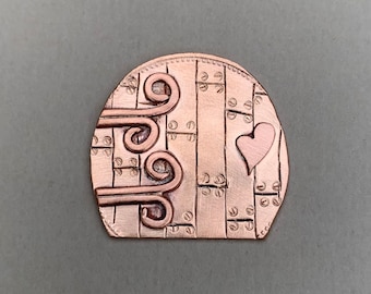 Handmade Copper Fairy Door