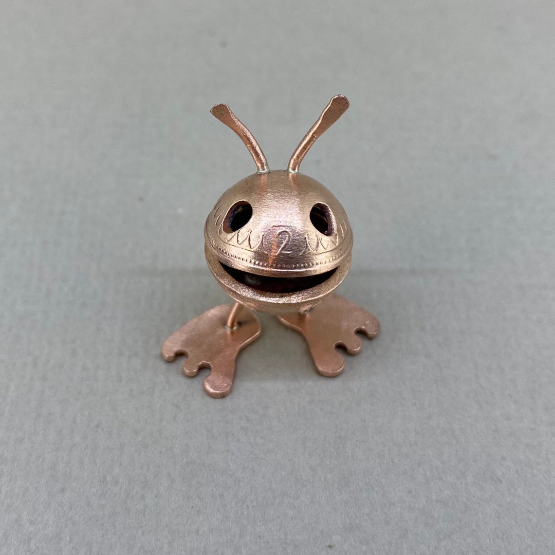 Footenflapper- Handmade Copper Coinling Figure - Etsy