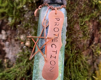 Tall Protection Spell Potion Bottle