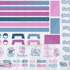 Digital Girl Boss Sticker Set, 500+ Girlboss Digital Sticker Set ...