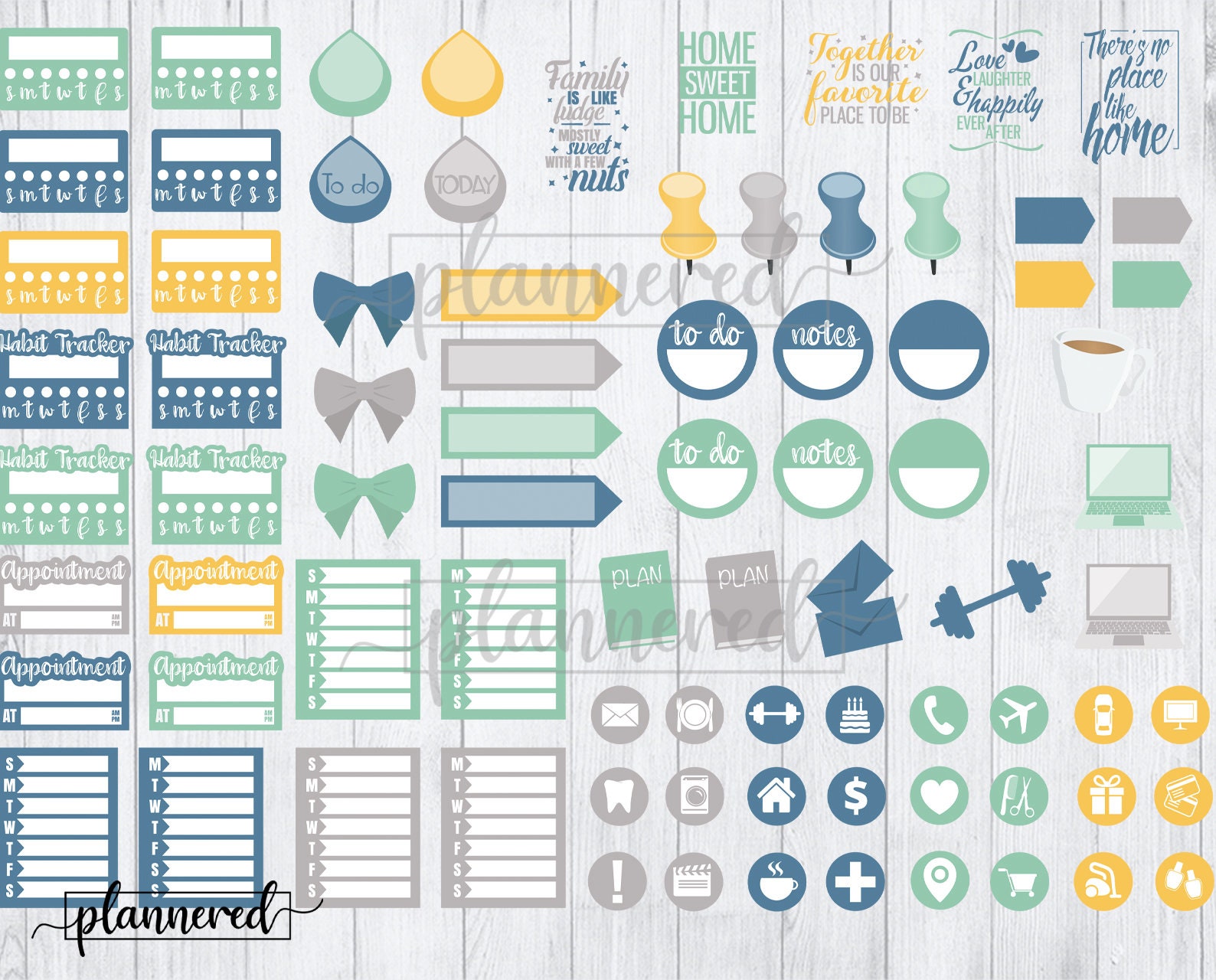 Home Json Sticker Home Digital Stickers, 500+ Digital Home Sweet Home Sticker Set ...