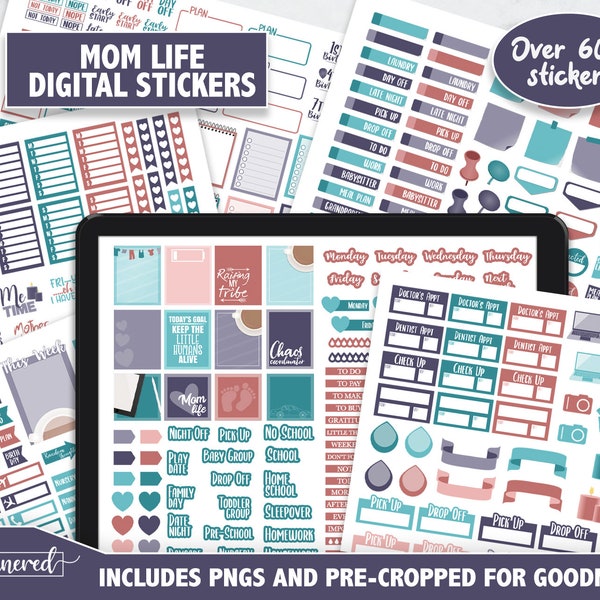 Mom Planner Stickers - Etsy