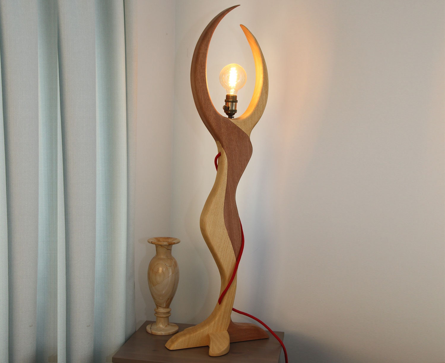 Decorative Floor Lamp Designer Floor Lamps Curved Lamp Etsy