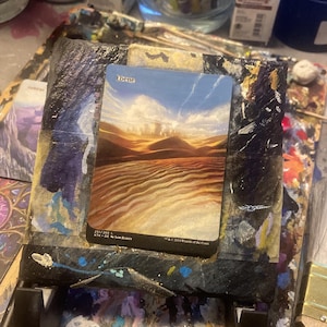 Magic The Gathering Altered Plains Basic Land Card Original Artwork