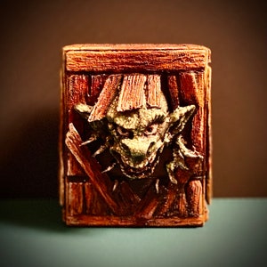 3D Printed Deckbox of handmade Original Magic The Gathering Golbin DeckboxArt No.#13