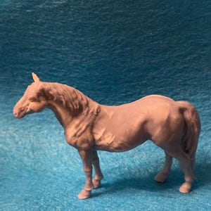 Horse - 3D Resin Printed - Unpainted - Animal Den Miniatures