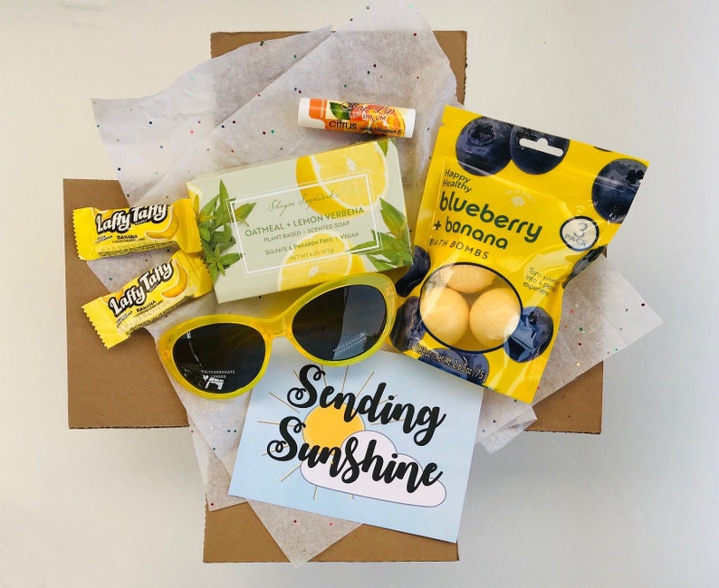 Sunshine Gift Box Thinking of You Gift Box Care Package Birthday