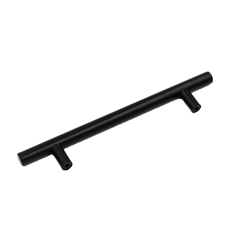 5 Inch Black Drawer Pulls and Knobs Modern Handles Etsy Canada