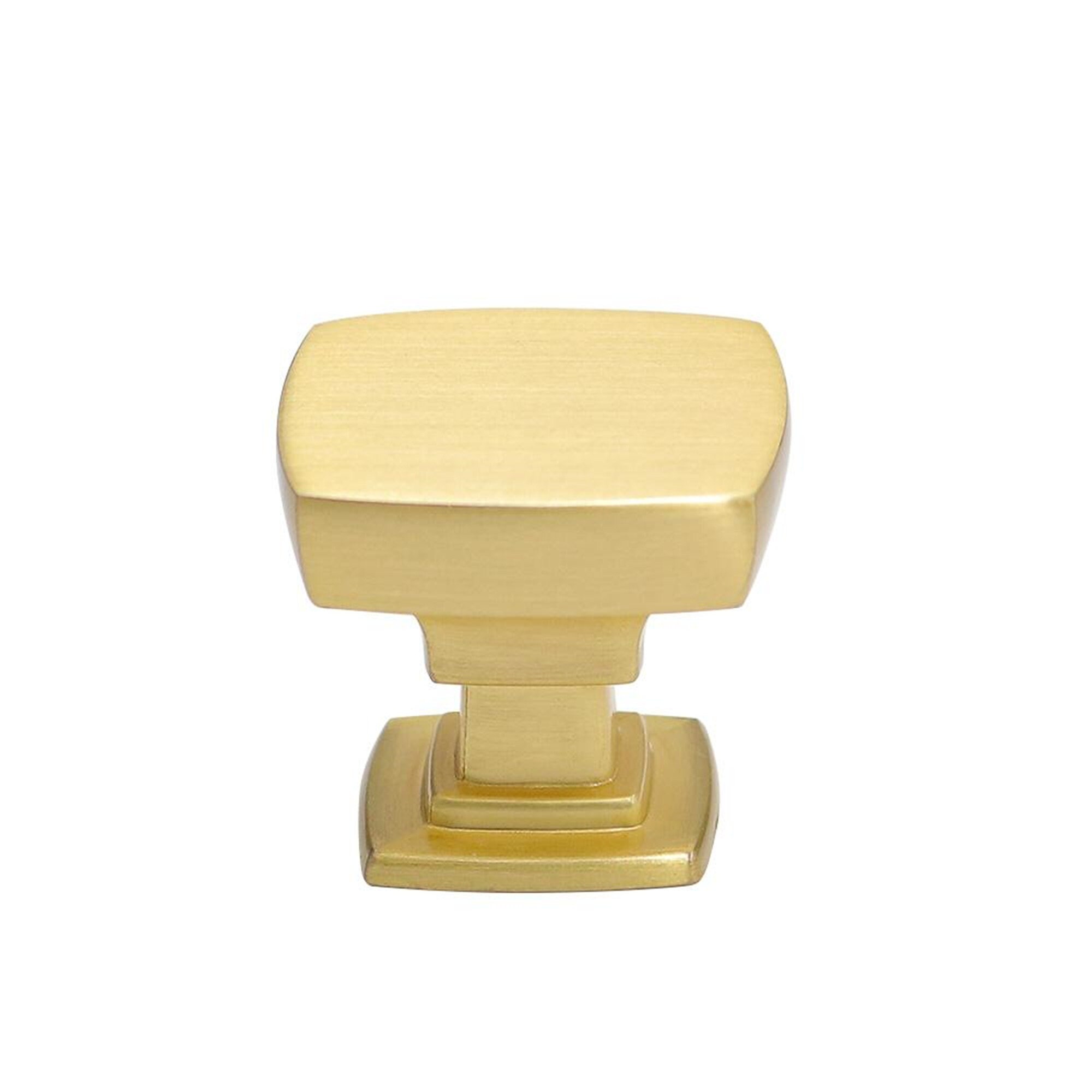 Knobs Brushed Brass Drawer Knobs Kitchen Etsy