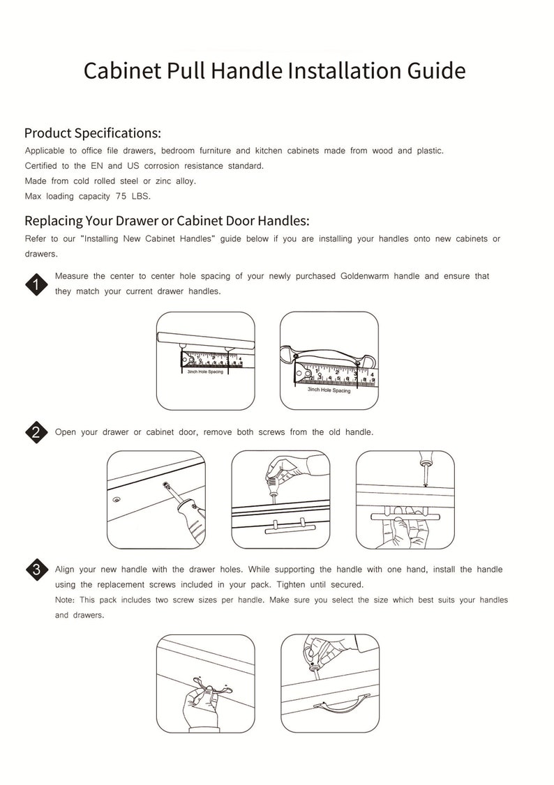 4 inch cabinet door pulls on Black Cabinet Handles 4 1 2 Inch Kitchen Drawer Pulls Bathroom Etsy