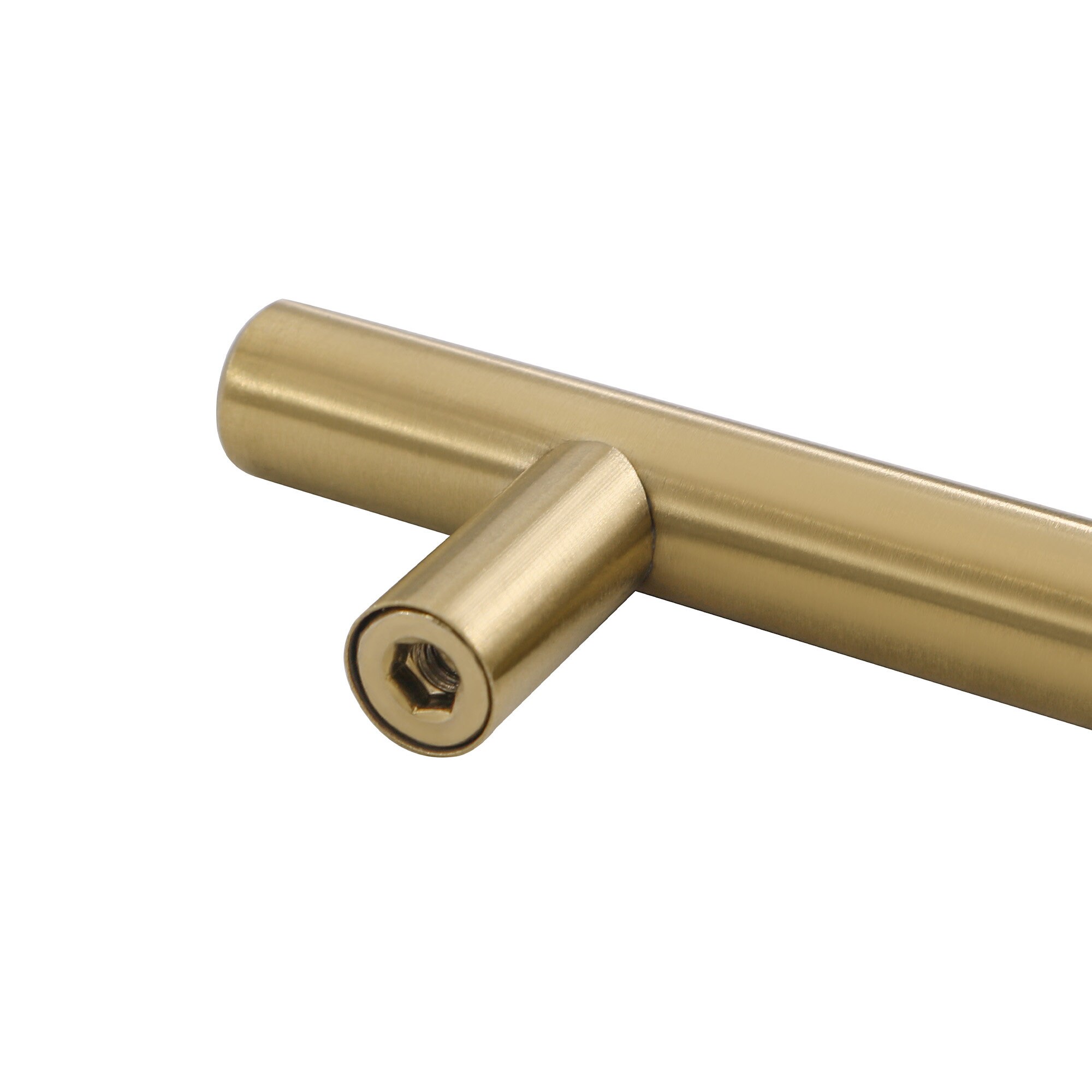 3 Zoll Schrankzieher Gebürstete Messing Modern Schrankhandes | Etsy