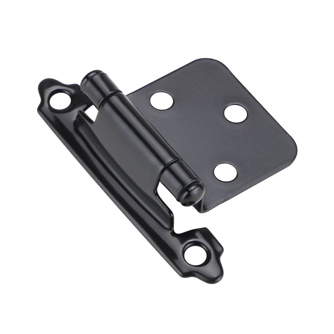 1 Pair Hinges Brushed Nickel Face/Black/Brushed Brass Etsy