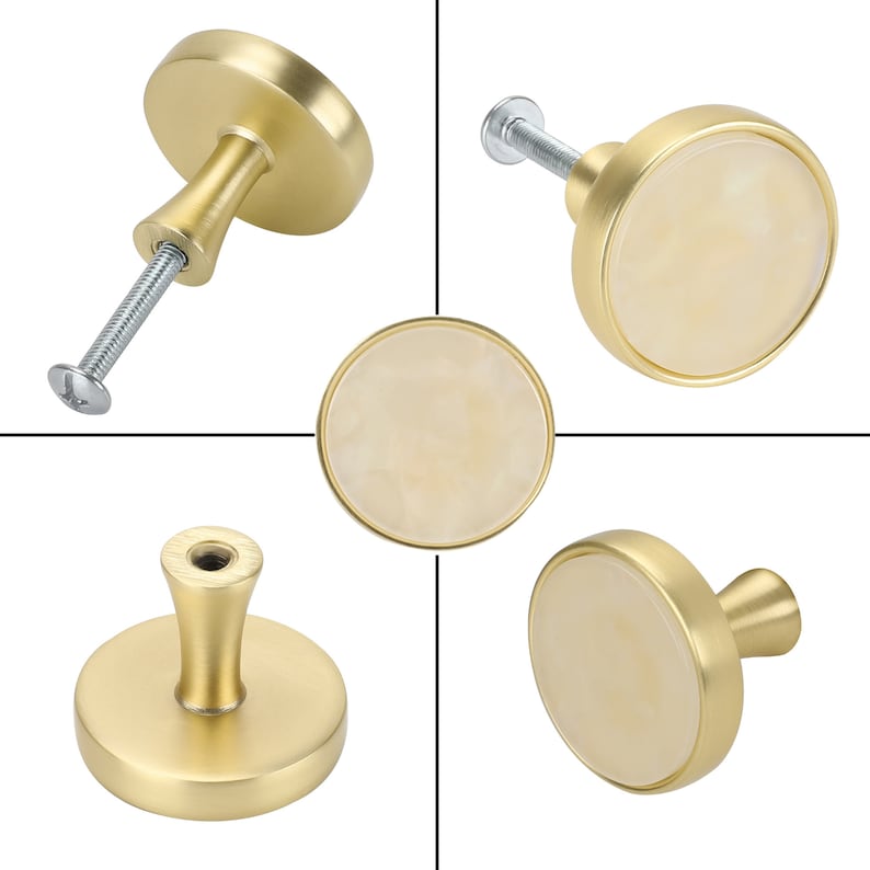 Gold Dresser Knobs Knobs Gold Kitchen Cupboard Knobs Etsy