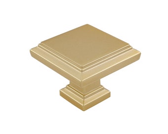 Brushed Brass Cabinet Knobs, Drawer Pulls and Knobs, Kitchen Drawer Pulls Furniture Hardware, Cabinet Hardware