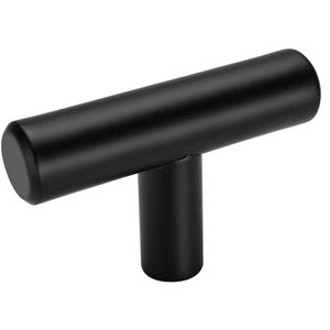 Drawer Pulls Black Pull and Knobs, Cabinet Handles, T Bar Dresser Pulls, Furniture Hardware Stainless Steel