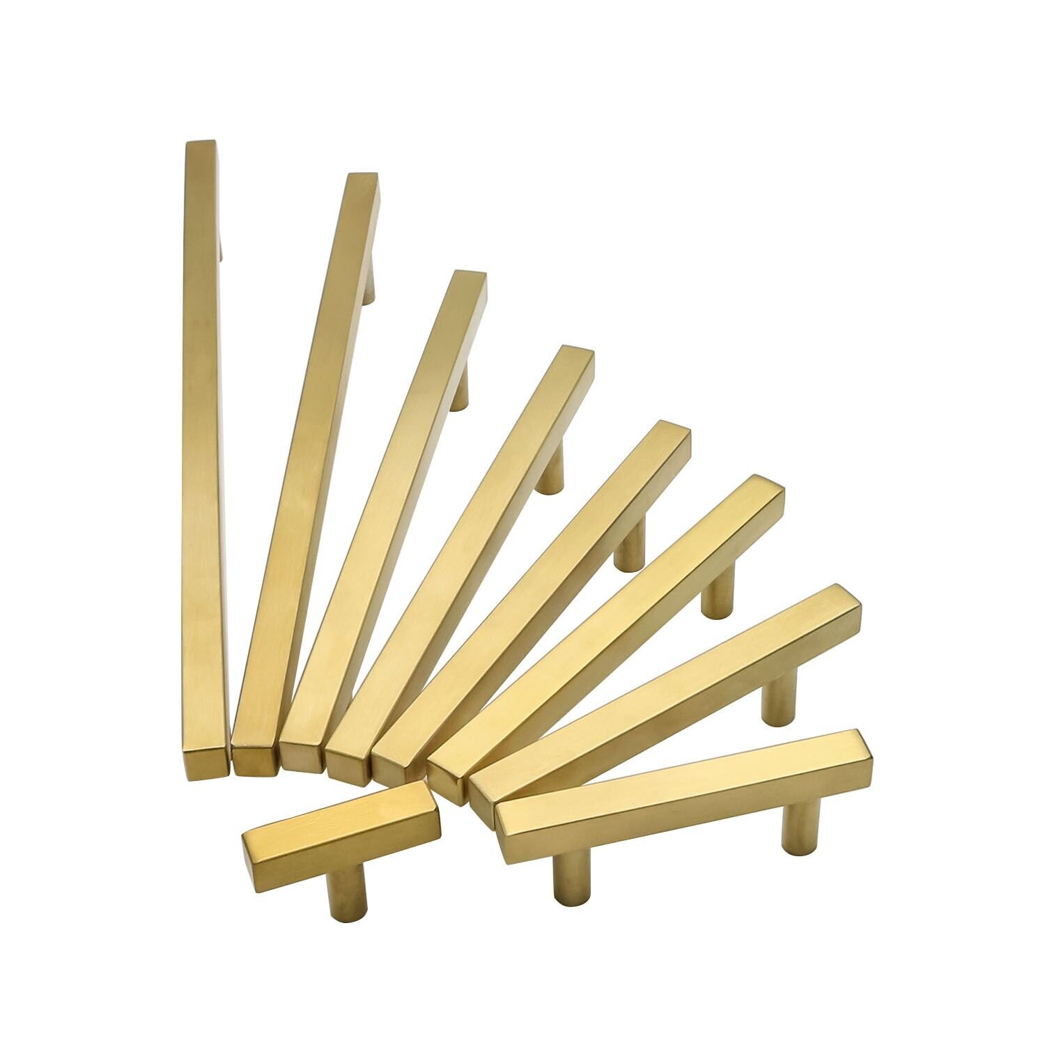 Brass Cabinet Pulls Gold Cabinet Drawer Handles Kitchen Drawer Etsy