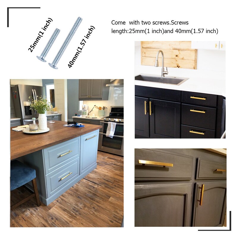 Gebürstete Messing Schrankgriffe Schrankgriffe 5 Zoll | Etsy