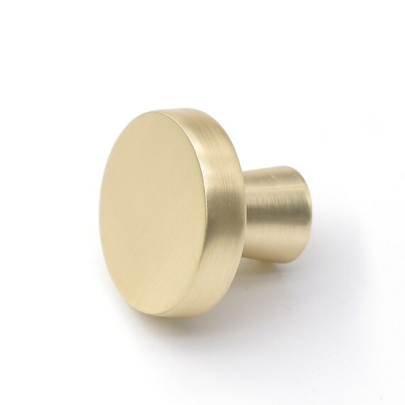 Brass Drawer Knobs Kitchen Cupboard Door Knobs Modern Etsy