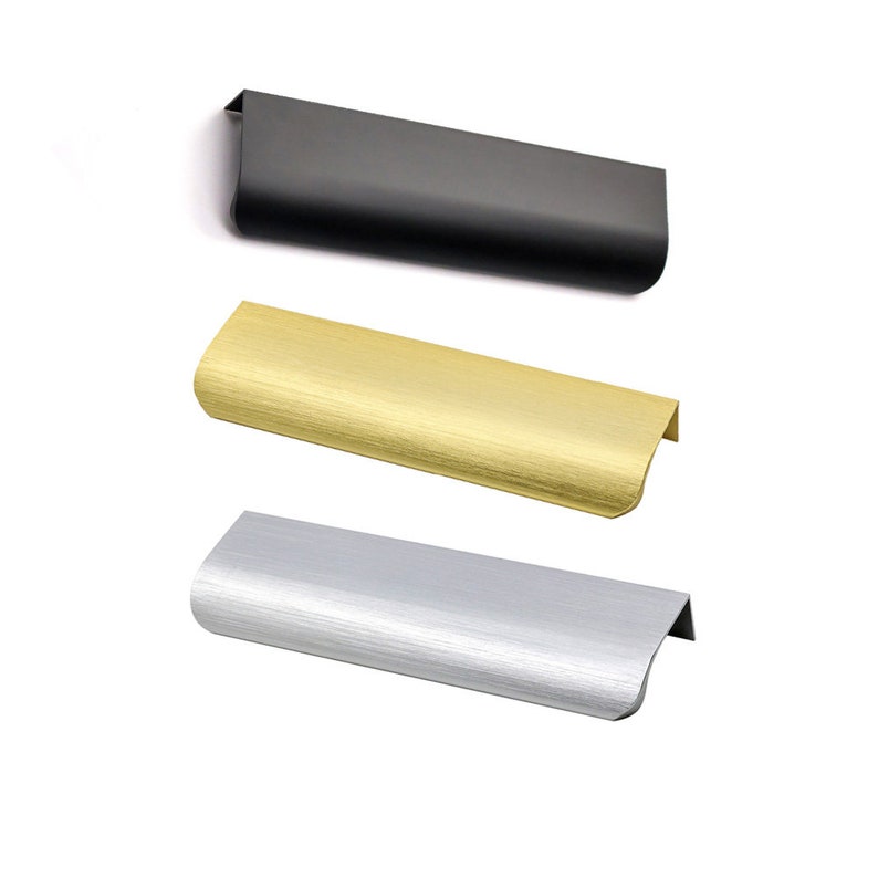 Gebürstete Nickel Schrankgriffe Messing Schubladenzieher | Etsy