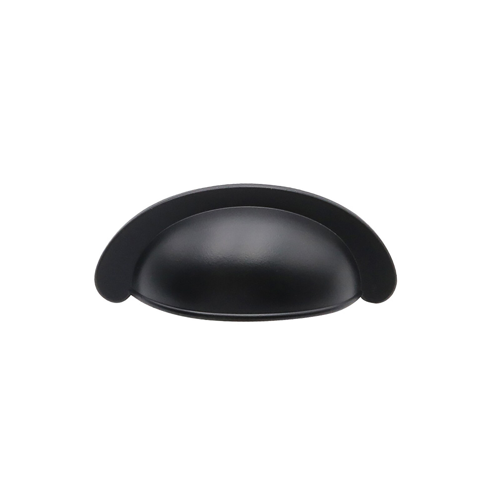 Black Modern Hardware Shell Handle for Drawer Dresser Kitchen Etsy