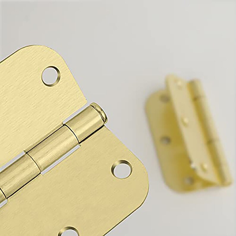 Black/gold /brushed Nickel Door Hinges Kitchen Door Hinges Etsy
