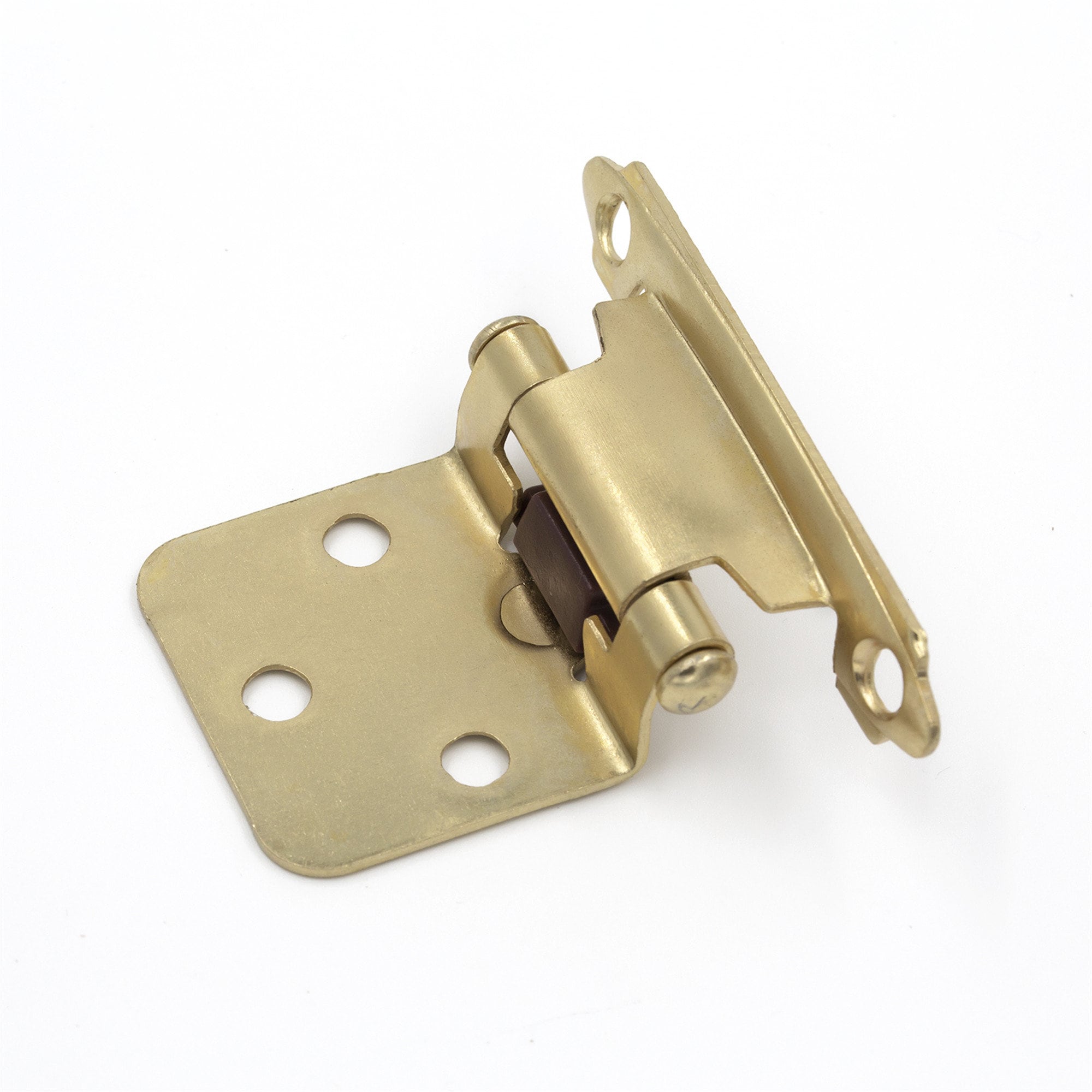 1 Pair Hinges Brushed Nickel Face/Black/Brushed Brass Etsy