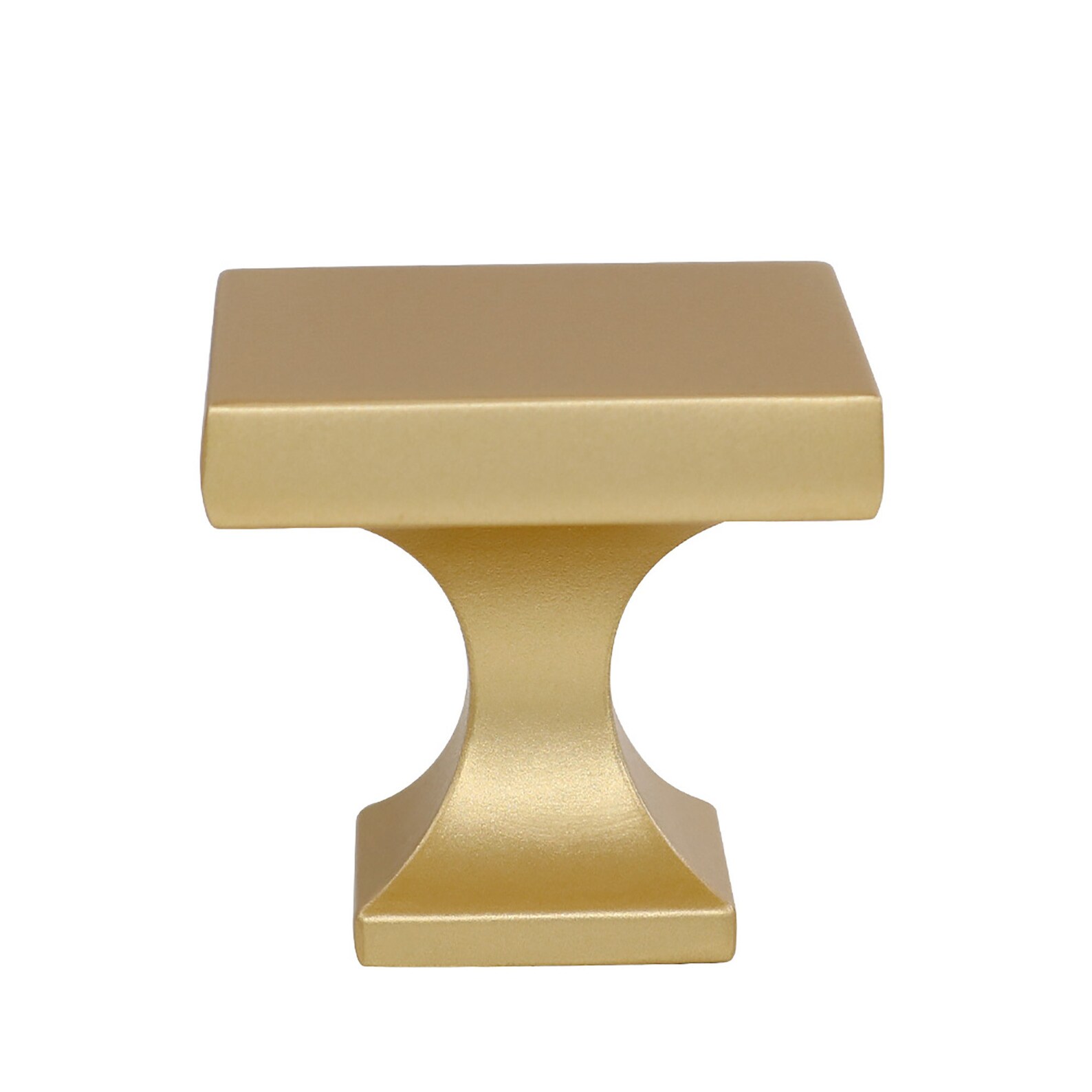 Latón cepillado cajón cuadrado perillas gabinete manijas de | Etsy