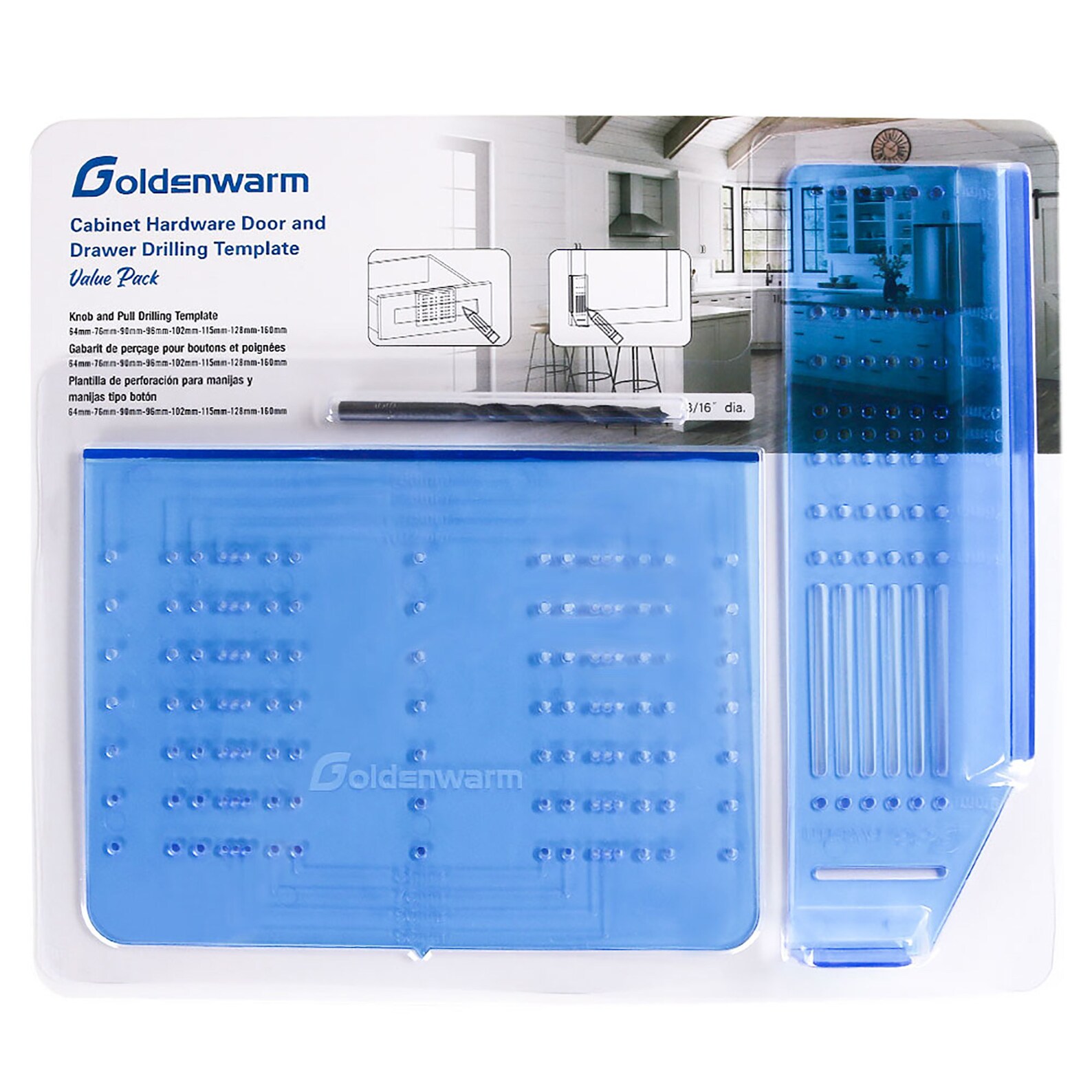 Pull Template Door Template Drawer Pull Drill Template Etsy