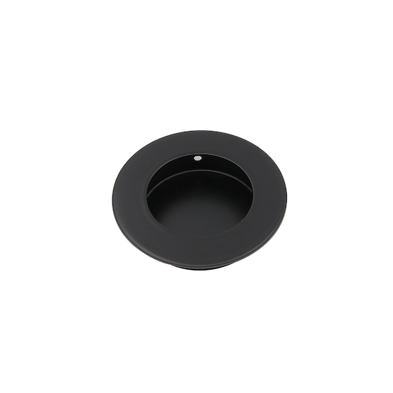 1 Pack Black Circular Flush Door Pull Recessed Sliding Door Etsy