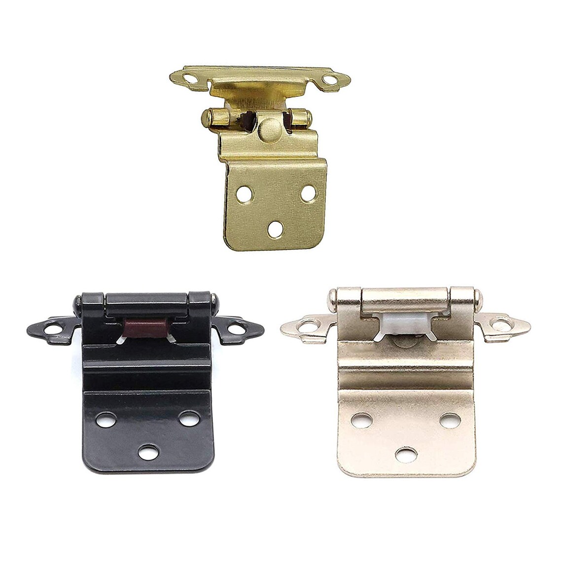 3/8 Inset Black Hinges Face Mount Self Closing Etsy Canada