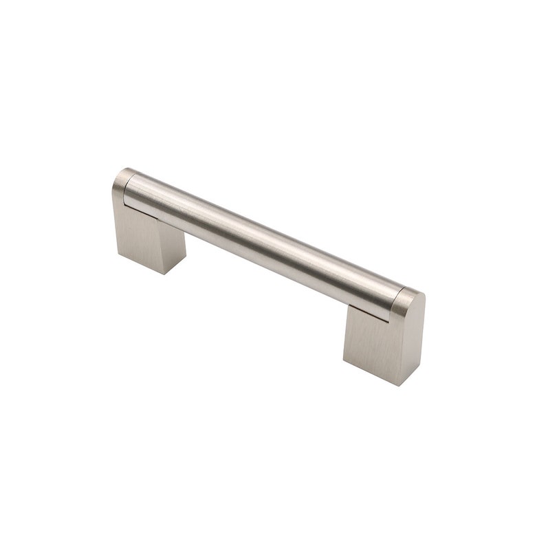 Brushed Nickel Drawer Pulls Dresser Drawer Pulls Heavy Base Etsy