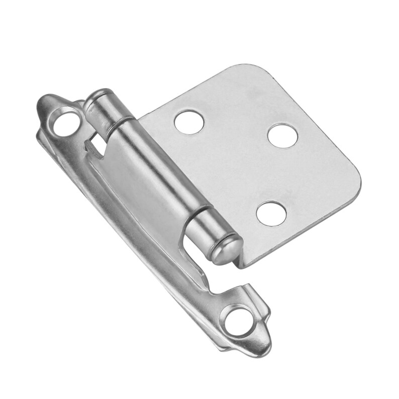 1 Pair Hinges Brushed Nickel Face/Black/Brushed Brass Etsy