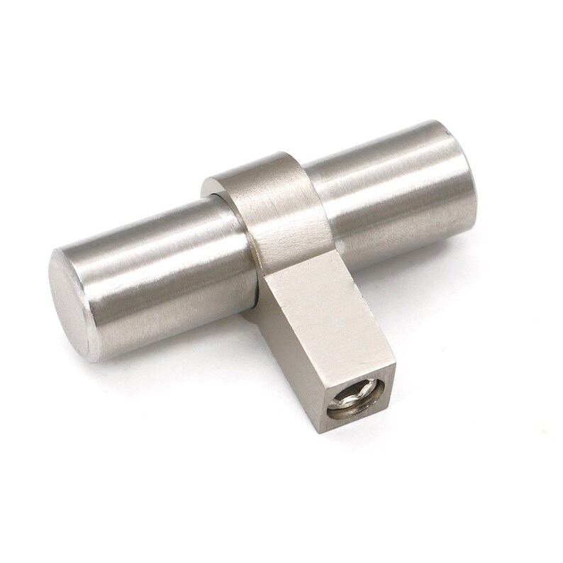Brushed Nickel Drawer Knobs T Bar Knobs for Dresser Etsy
