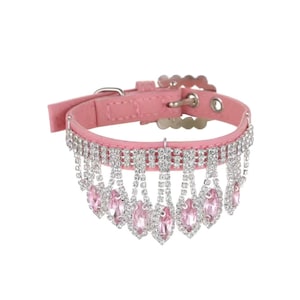 Rhinestone collar for cats and dogs, Gift for her
