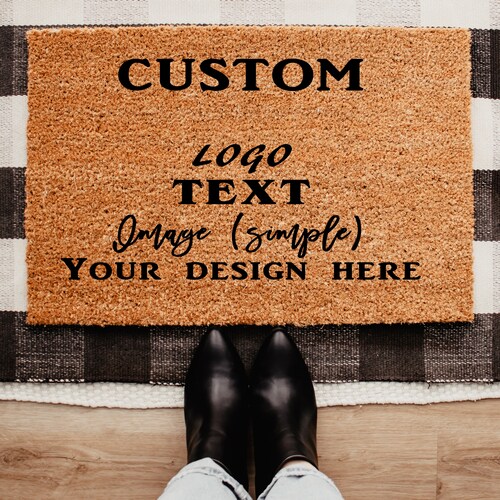 Personalized Doormat // Wedding Gift Door Mat // Personalized Etsy
