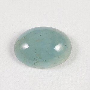 Natural Aquamarine  Smooth Loose Cabochon Oval Gemstones, Pendant Size Birthstone Gemstone Size 21x15x7mm , 19 Carat 1 Piece