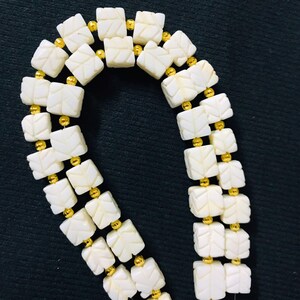 Natural White Opal Carving Cube Box Beads - Genuine Opal Gemstone 7.50-8.50 Approx Beads - Top Quality Opal Stone Beads Jewellery Making