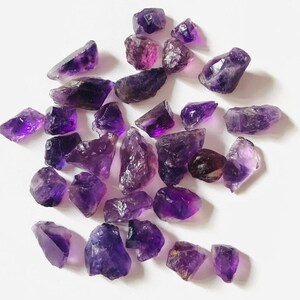 192 Ct. Natural Purple Amethyst Gemstone, 20x11 - 9x8 Approx Size Rough Gemstone, Amethyst Uncut Rough, Natural Gemstone Rough, Raw Material