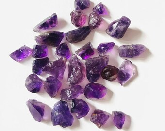 192 Ct Natural Purple Amethyst Rough Gemstone, Uncut Raw Material